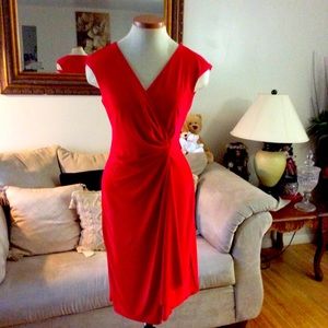 AMERICAN LIVING. Women Dress Size 4 Color Red.